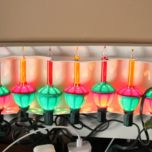 Vintage Noma  7 Bubblelites Indoor Set  Tested - Picture 5 of 5